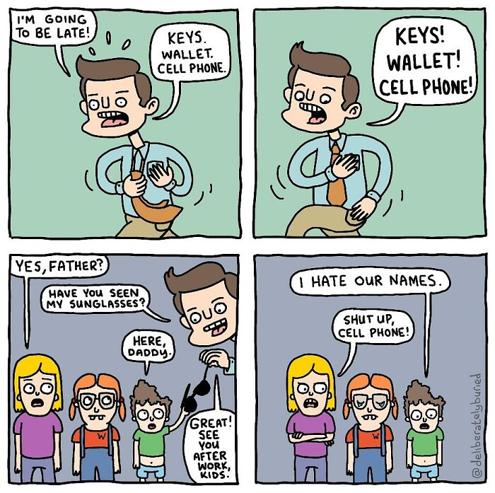 39 Funny Comics For Those With A Darker Sense Of Humor By “Deliberately Buried Comics” (New Pics)