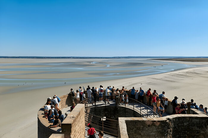 Aerial View Of Mont Saint Michel