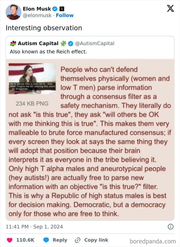  Elon Musk Shares An &ldquo;Interesting Observation&rdquo; About Women, Gets Savage Backlash For It