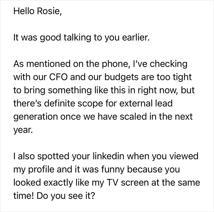 “How Do I Even Reply?”: Woman Gets Turned Down From A Job With An Unhinged Message “How Do I Even Reply?”: Woman Gets Turned Down From A Job With An Unhinged Message