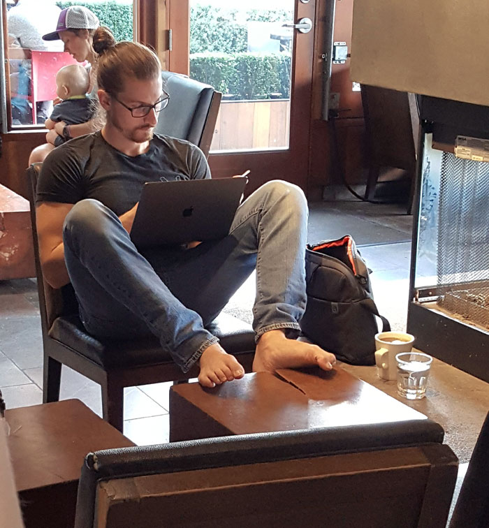 Just Chillin At The Coffee Shop