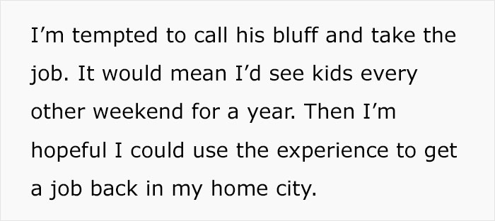 Mom Gets Promotion That Requires Moving Away, Considers Leaving Kids With Abusive Ex Mom Gets Promotion That Requires Moving Away, Considers Leaving Kids With Abusive Ex