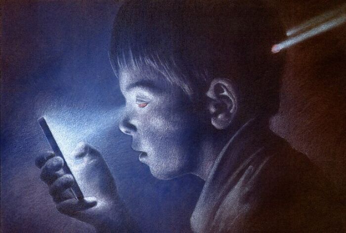 Disconnected In A Digital World: Paweł Kuczyński’s Satirical Lens On Internet Dependency (41 Pics)