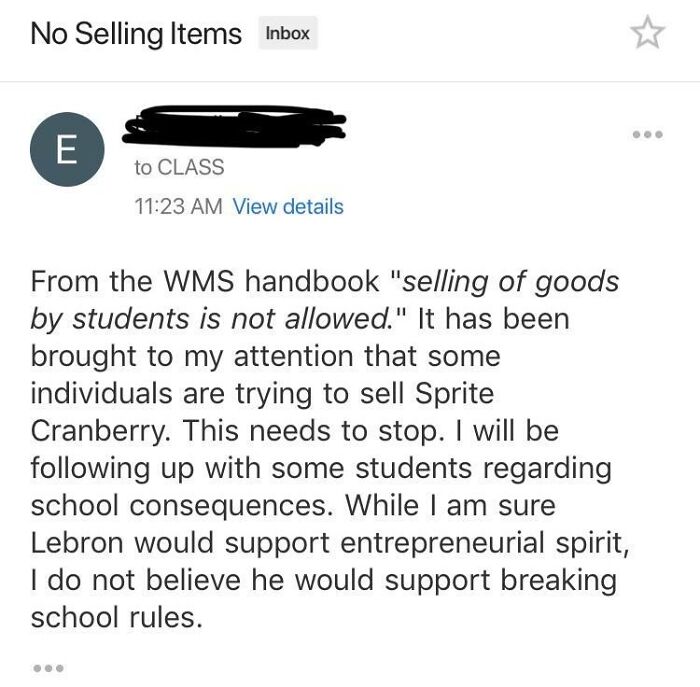 An Email My Vice Principal Sent Today To My Grade