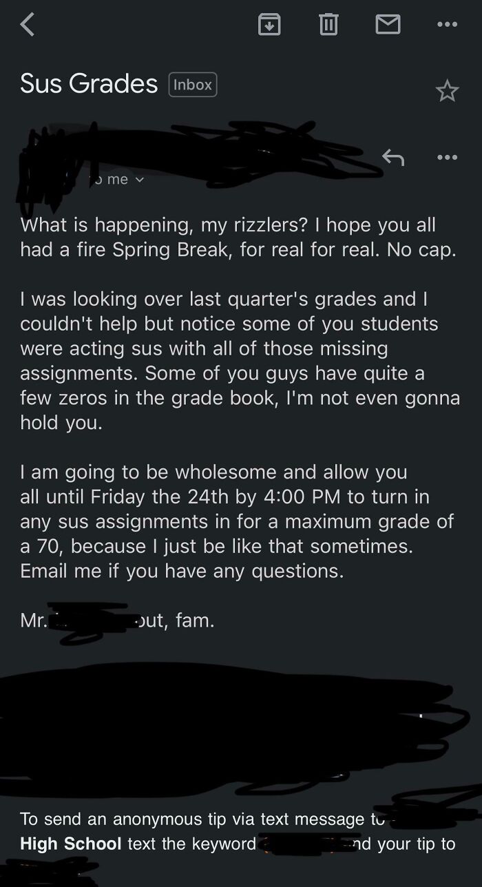 There Is No Way I Just Got This Email