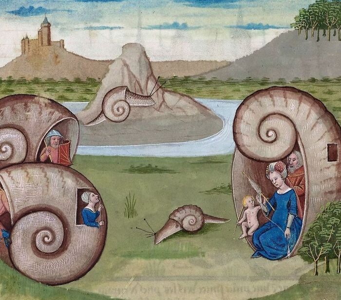 Giant Snails, France, 1480-1485