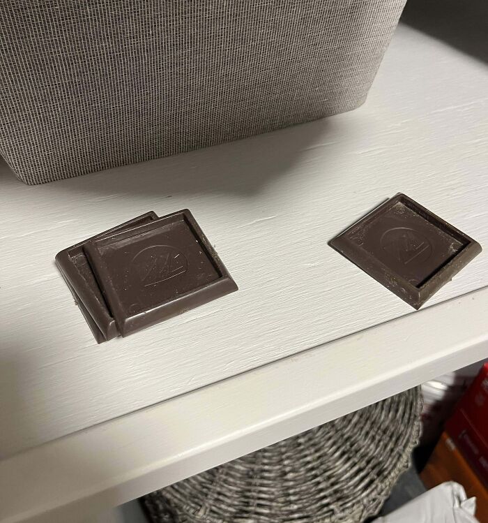Forbidden Chocolate (I Believe They Go Under Table's Legs To Prevent Scuffs)