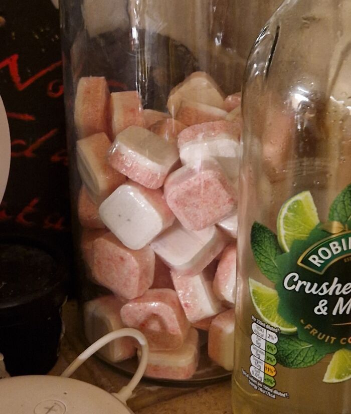 Dishwasher Tablets At My Mother's House Look Like Candies