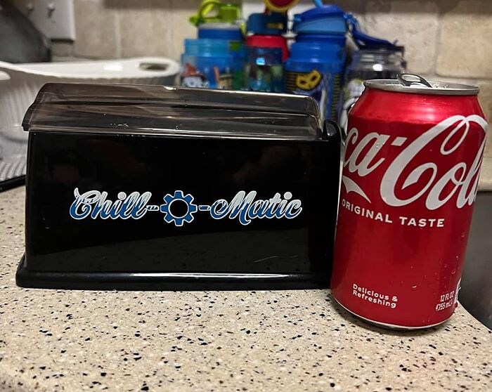 Impatient Much? This Instant Beverage Cooler Is The Perfect Gadget For Those Who Can't Wait For Their Drinks To Chill In The Fridge