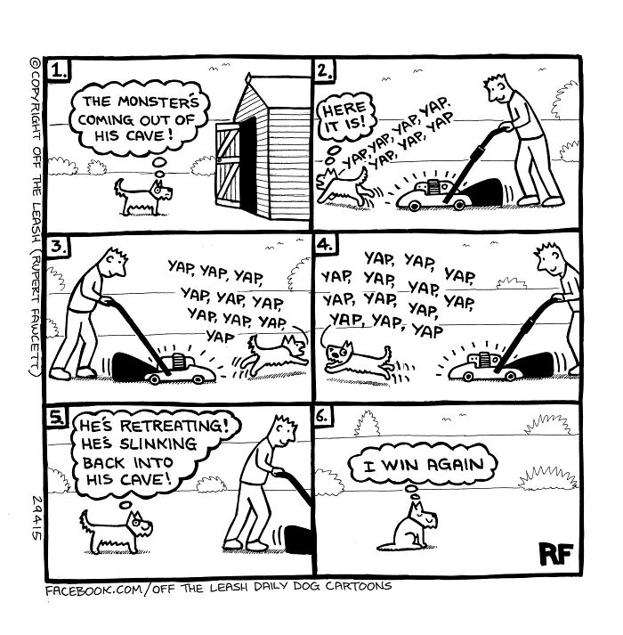 New Relatable Comics About The Reality Of Owning A Dog From The Series “Off The Leash”