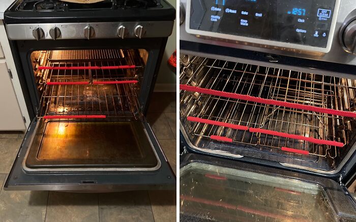 Keep Your Oven Clean And Your Hands Safe With These Heat-Resistant Rack Shields