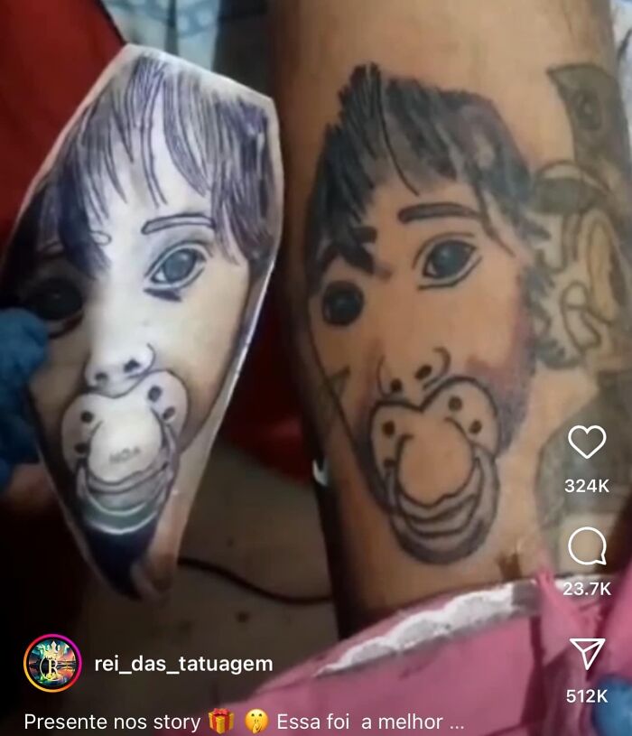 Bro This Is A Brazilian Guy. He Call Himself Of "The King Off Tattoos"