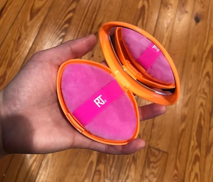 This Real Techniques Miracle 2-In-1 Powder Puff + Travel Case Will Have You Looking Flawless Even During The Apocalypse