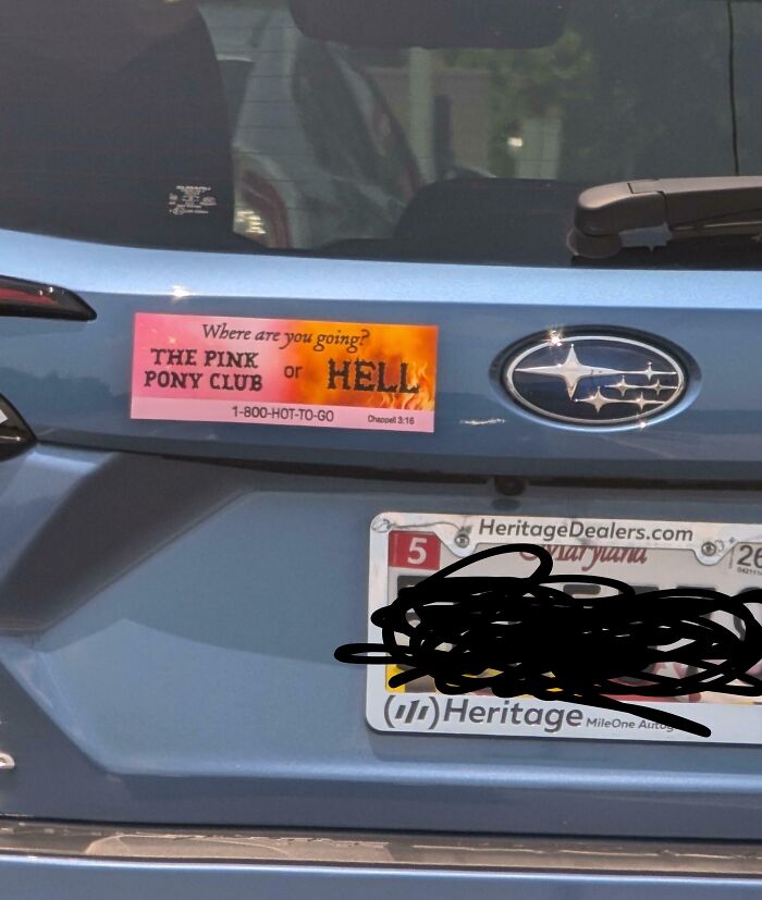 Best Bumper Sticker I've Seen