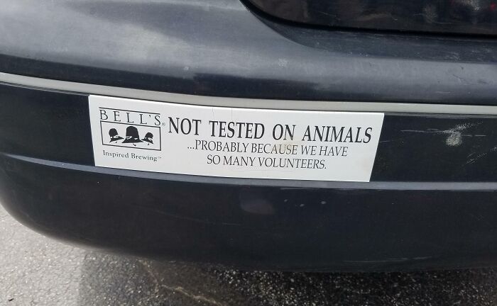 People Tested Beer Bumper Sticker