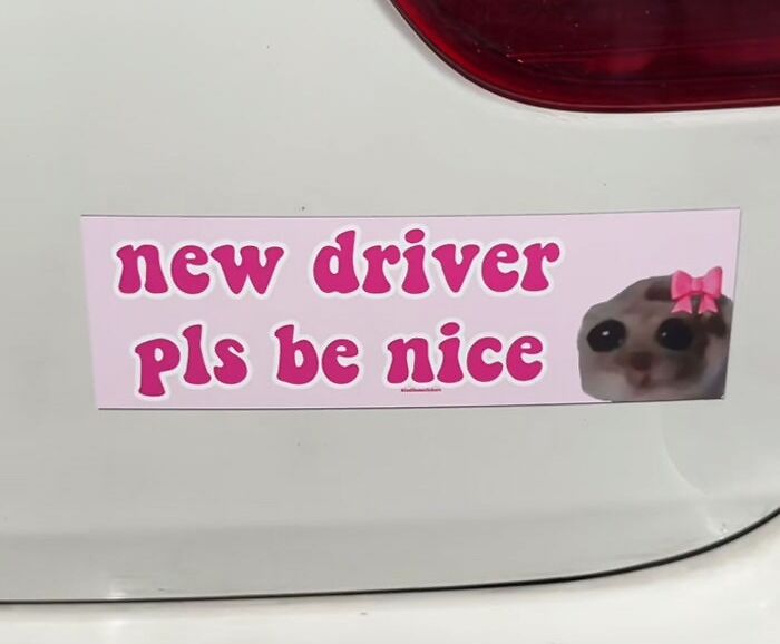 “New Driver” Bumper Sticker