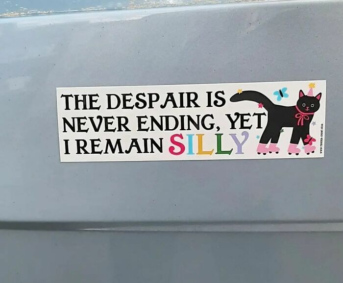 My Latest Bumper Sticker