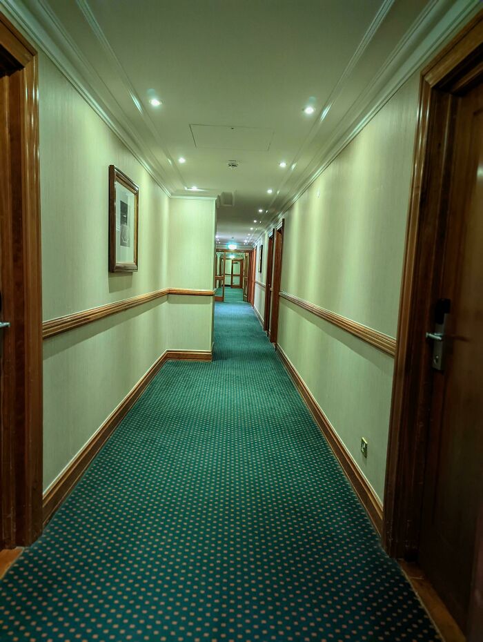 Hallway Of A Hotel I Went To In Coventry