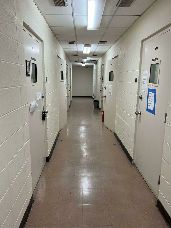 Instrument Practice Rooms At A College