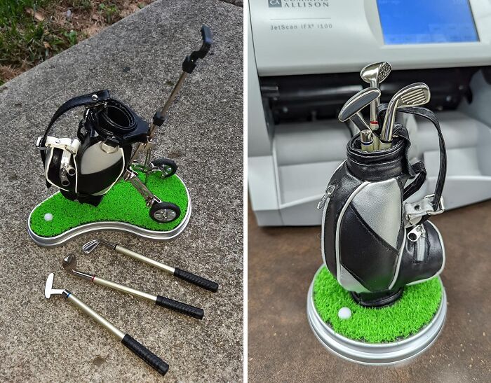 Take A Break From Spreadsheets And Tee Up Some Productivity With This Fun And Functional Golf Pen Holder