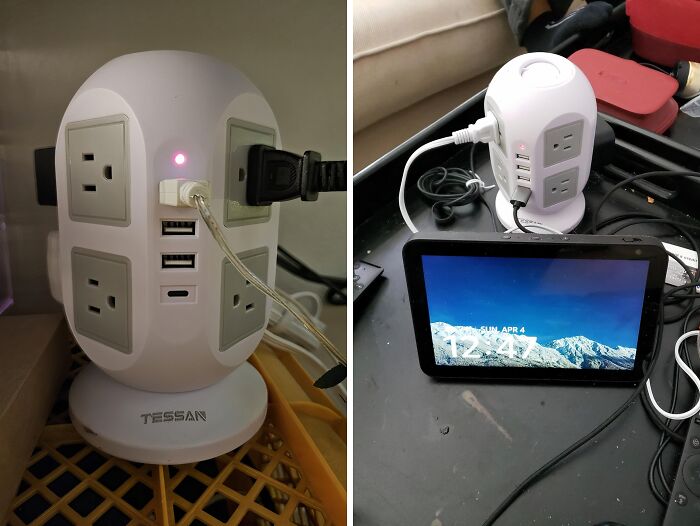 Outlet Hogging Coworkers Got You Down? Wrangle Those Plugs With This Multi-Outlet Extension Cord And Reclaim Your Power!