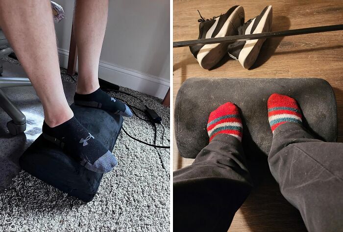 Your Feet Deserve A Break From Carrying You All Day – Pamper Them With This Foot Rest And Elevate Your Workday Comfort