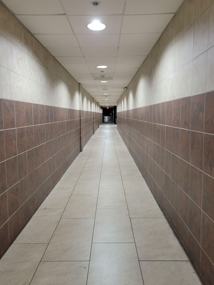 The Bathroom Hallway In The Mall Where I Work Is Creepier Than It Should Be