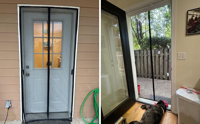 Fluffy Always Leaving The Door Open For Bugs To Get In? This Self-Sealing Screen Door Is The Pet-Friendly Bouncer Your Home Needs