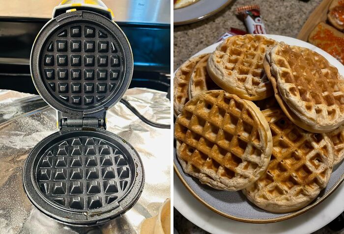 This Mini Waffle Maker Is So Cute, You'll Want To Take It To Brunch And Show It Off! 