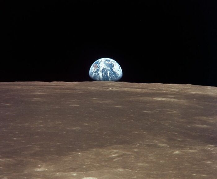 Looking Out The Window Of Apollo 11, July 1969