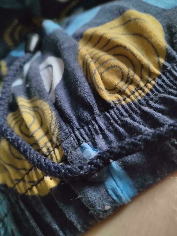 This Thing On My Pants Is Completely Useless Because It's Just Glued On