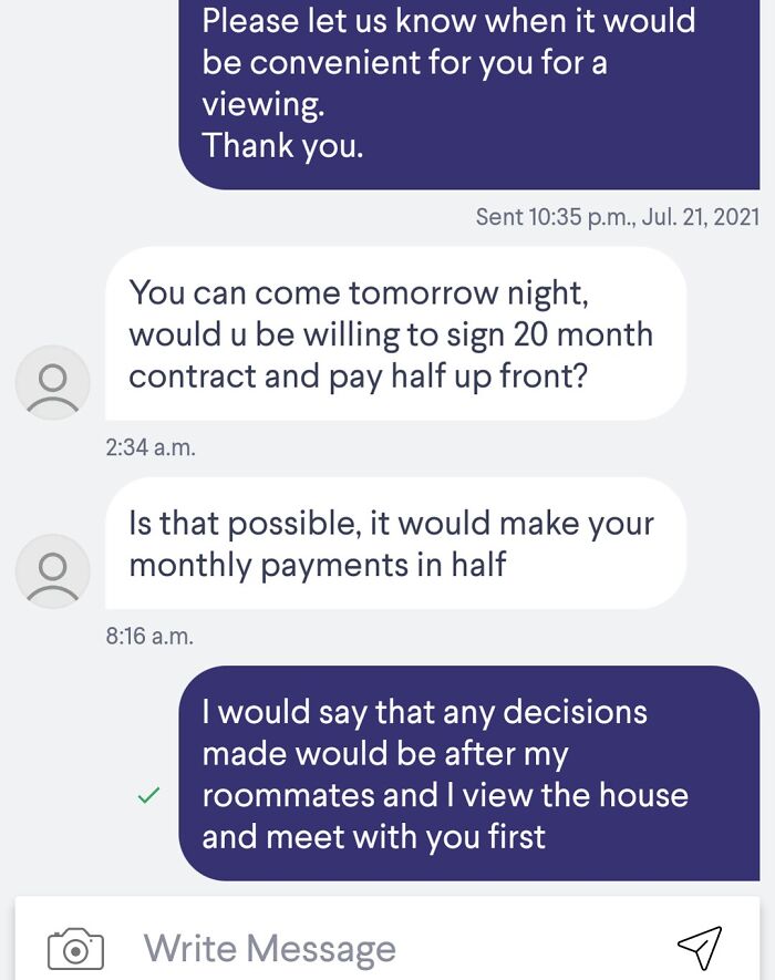 Trying To Find A Place To Rent In Ontario Is The Worst. This Landlord Is Asking For $20,000 Upfront