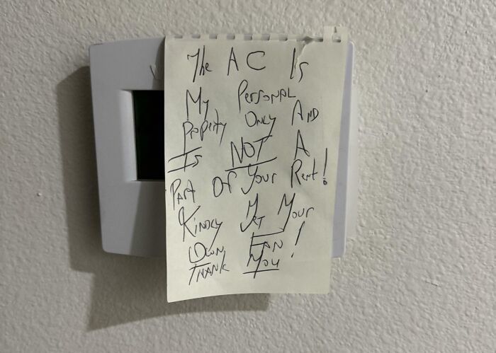 Is This Legal? My Landlord Posted This In The Hallway That Connects All Of Our Units