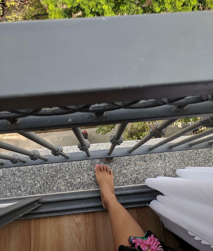 Airbnb Said I'd Have A Balcony, But Seriously