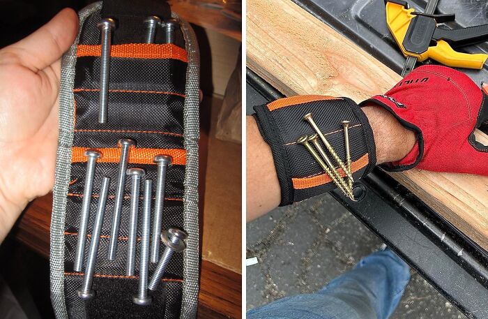 Magnetic Wristband & Universal Socket Grip - DIY Projects Got You Feeling Like A One-Armed Juggler? This Handy Duo Will Keep Your Screws, Nails, And Tools Within Reach