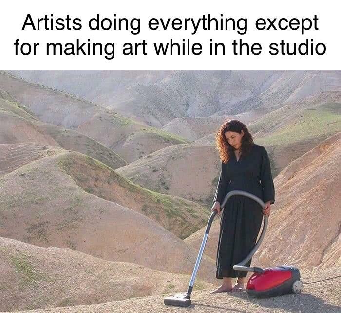 Me When I Really Gotta Get Work Done