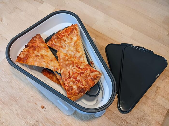  This Reusable Pizza Storage Container Keeps Those Leftover Slices Fresher Than A Friday Night Delivery