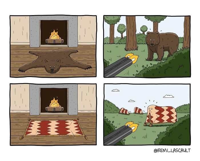 24 Twisted Comics For People With A Dark Sense Of Humor By Rémi Lascault (Animals Edition)