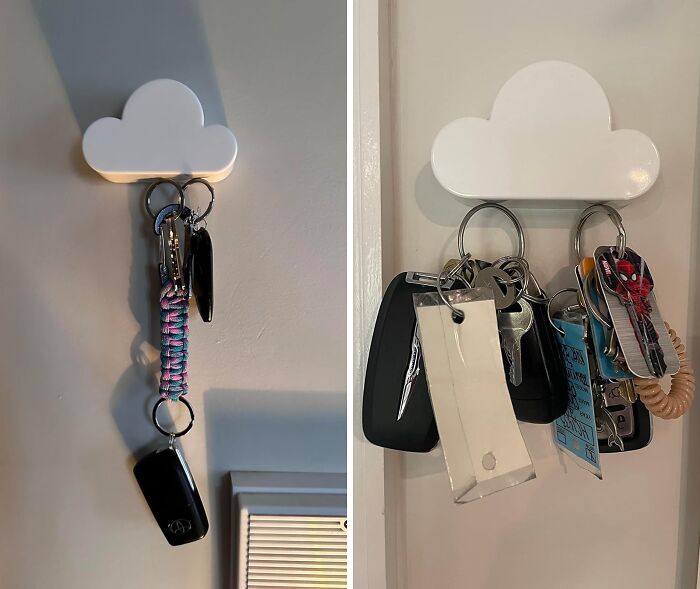 It Is Cloudy With A Chance Of Remebering Your Keys Thanks To This Magnetic Key Holder