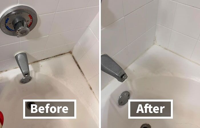 Mold And Mildew Turning Your Bathroom Into A Haunted House? This Black Stain Cleaner Gel Will Banish Those Spooky Stains And Restore Your Surfaces To Their Former Glory!