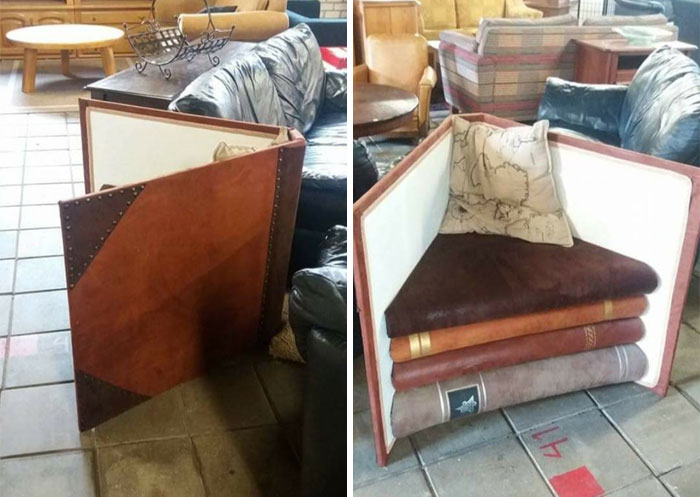 Totally Forgot To Share This!! Look At The Bookchair I Found At The Thriftstore Here In The Netherlands. And Yes, I Totally Bought It