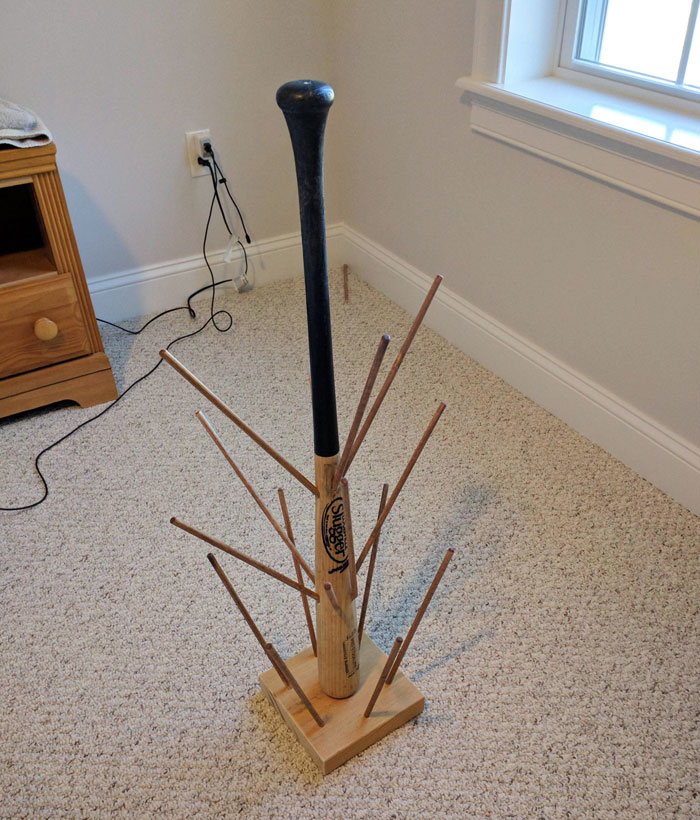 Found On Airbnb In Maine. The Bat Was Cracked Too