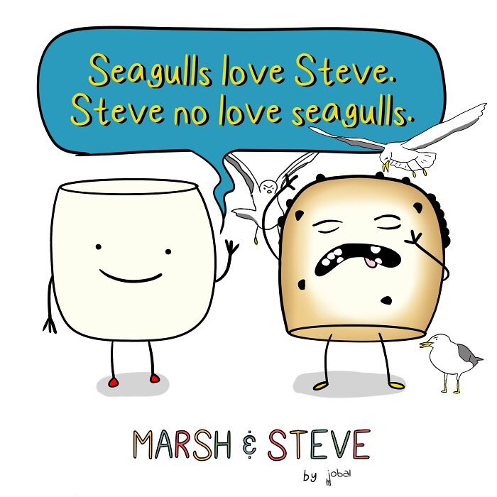 Humorous Psa Comics About Two Lovable Marshmallows (10 Pics)