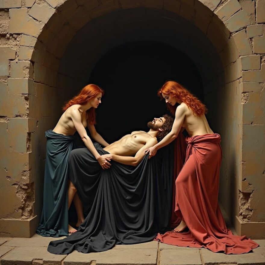 02 Works, The Art Of War, Moretto Da Brescia's Entombment With Footnotes