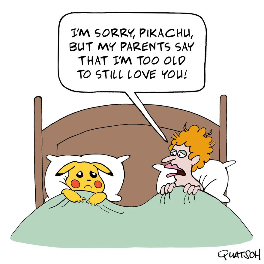 Absurd And Witty Comics Depicting Ridiculous Situations By Quatsch (New Pics)