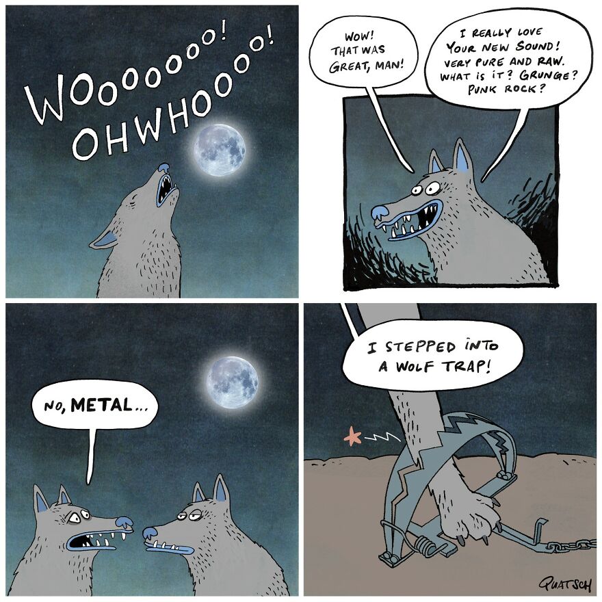 Absurd And Witty Comics Depicting Ridiculous Situations By Quatsch (New Pics)