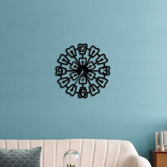 Flower Wall Clock