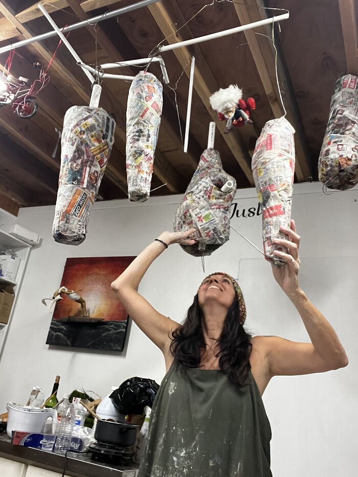 I Made A Life Size Paper Mache Sculpture Of My Life's Story