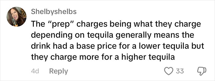 Woman Confused After Getting A Higher Bill Than Expected As Restaurant Charges A “Prep Fee” Woman Confused After Getting A Higher Bill Than Expected As Restaurant Charges A “Prep Fee”