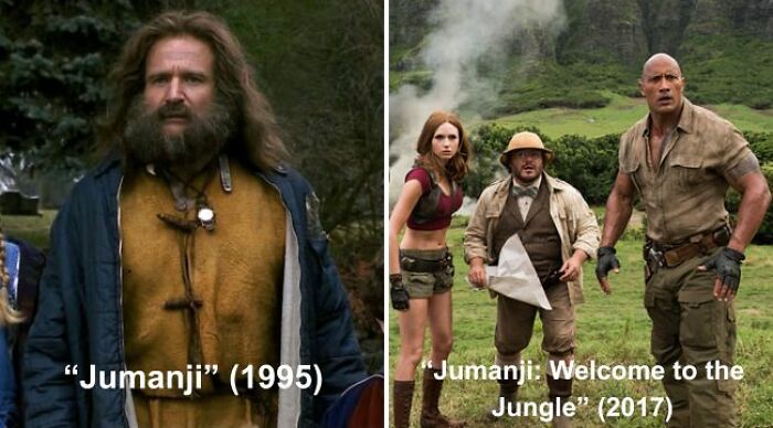"Jumanji" vs. "Jumanji: Welcome To The Jungle"
